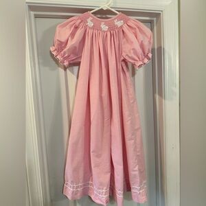 Southern Sunshine Kids Bunny Smocked Dress (7y)